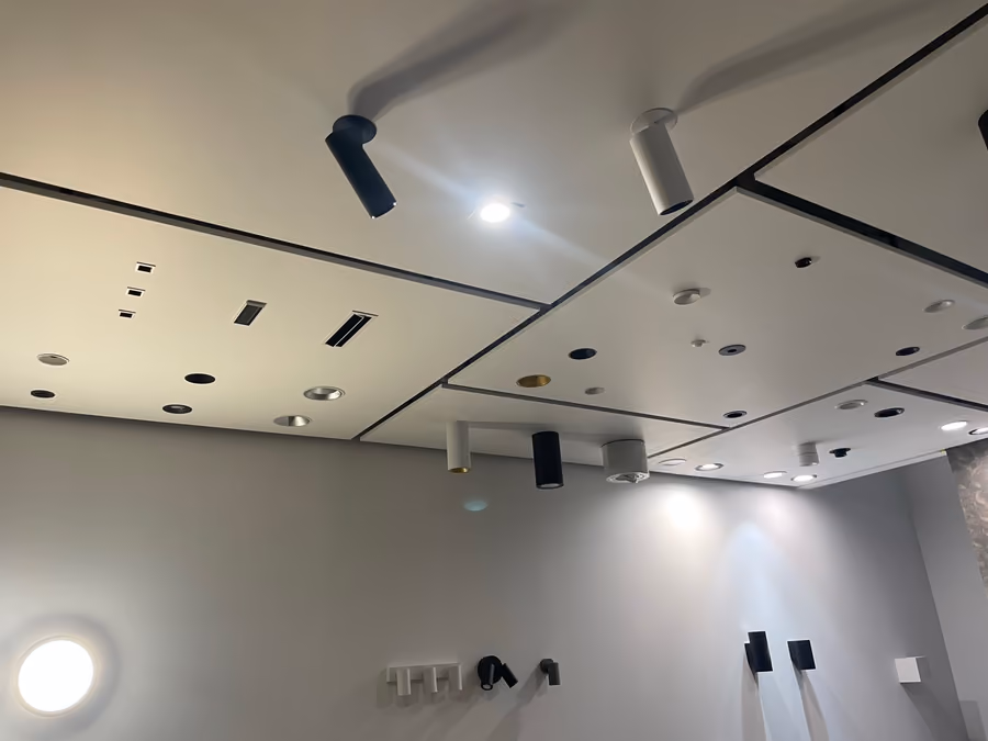 Commercial electrical work by Maric Brothers — Lighting Showroom, Mitchell ACT, photo 1