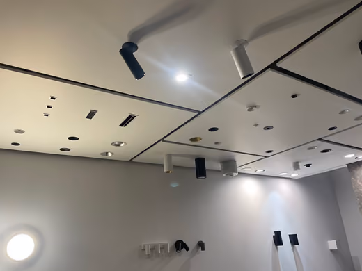 Commercial electrical work — Lighting Showroom, Mitchell ACT